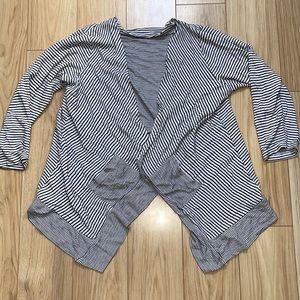 Joseph A. Diagonally Striped Cardigan TBD